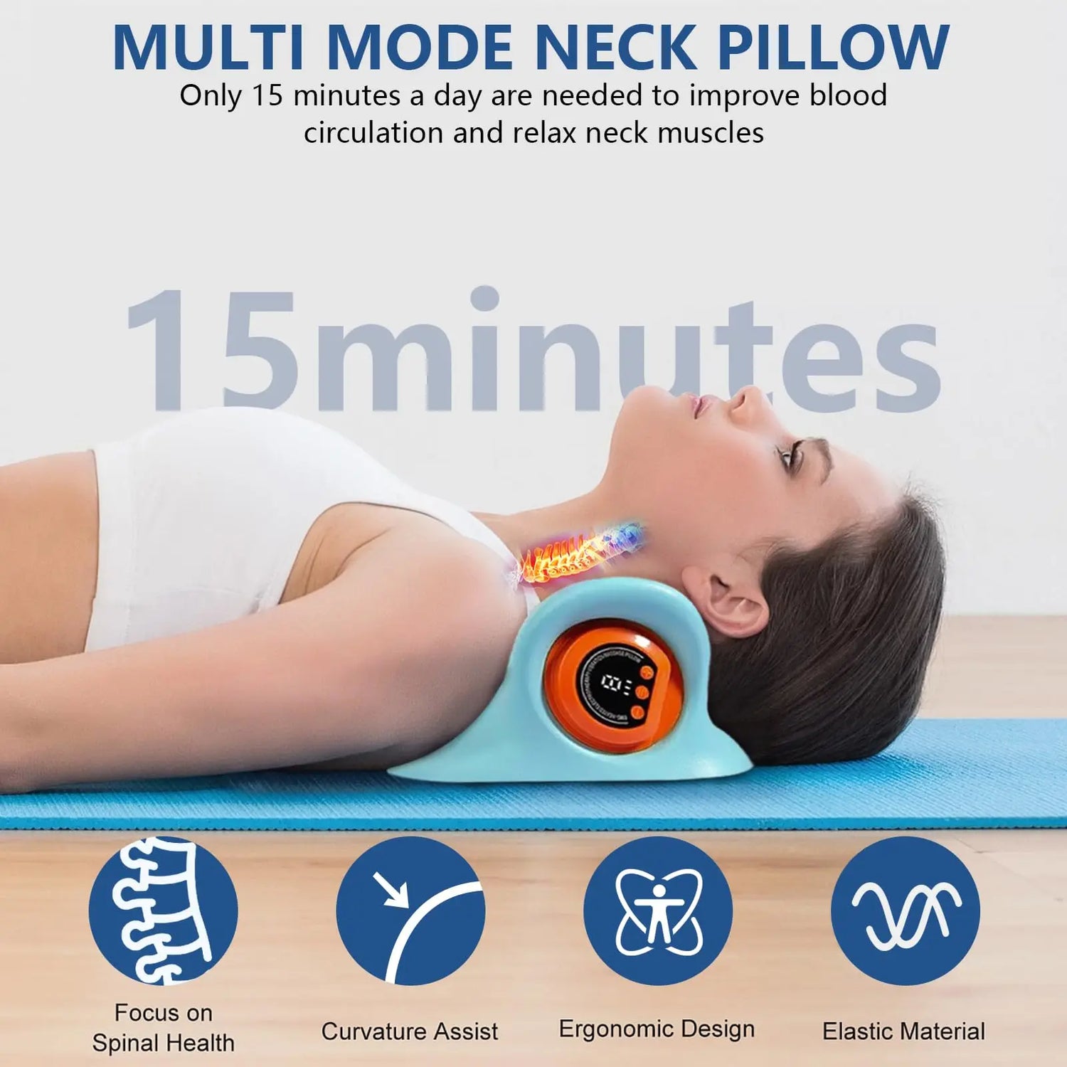 Cozy Heat Neck Massager Pillow