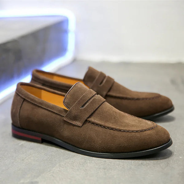 Men's Suede Leather Driving Loafers – Occasion Moccasin