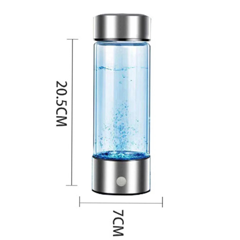 420ml - Portable Hydrogen-Rich Water Generator Bottle.