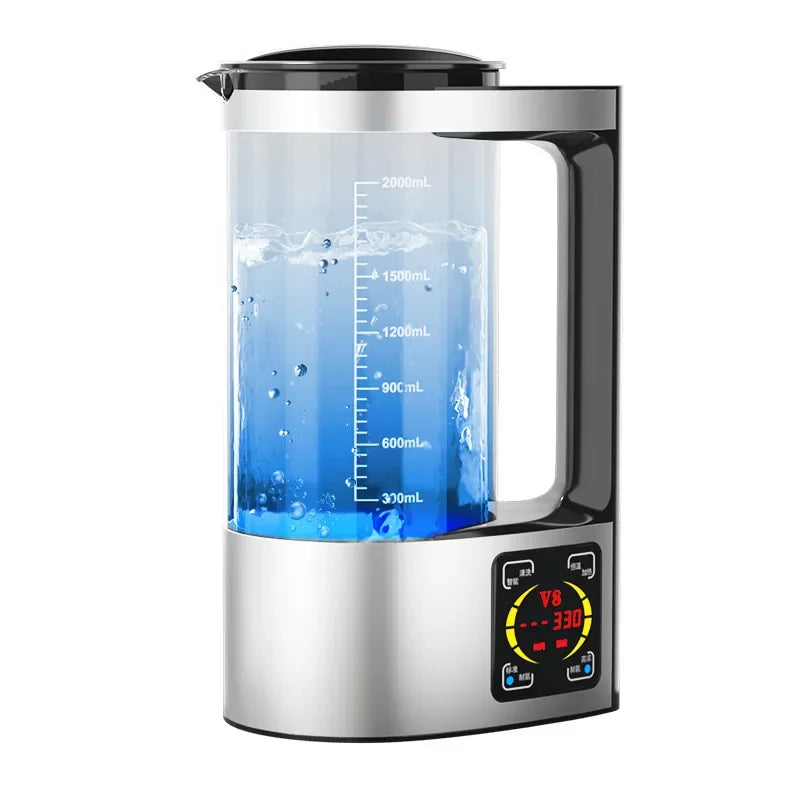 2L Hydrogen Water Generator Kettle – 100-240V Ionizer & Filter