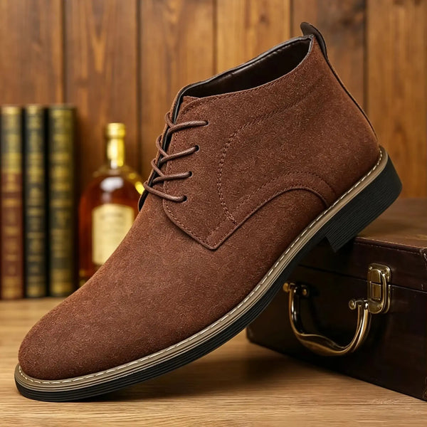 Men's Leather Formal Shoes – Classic Black Business Dress