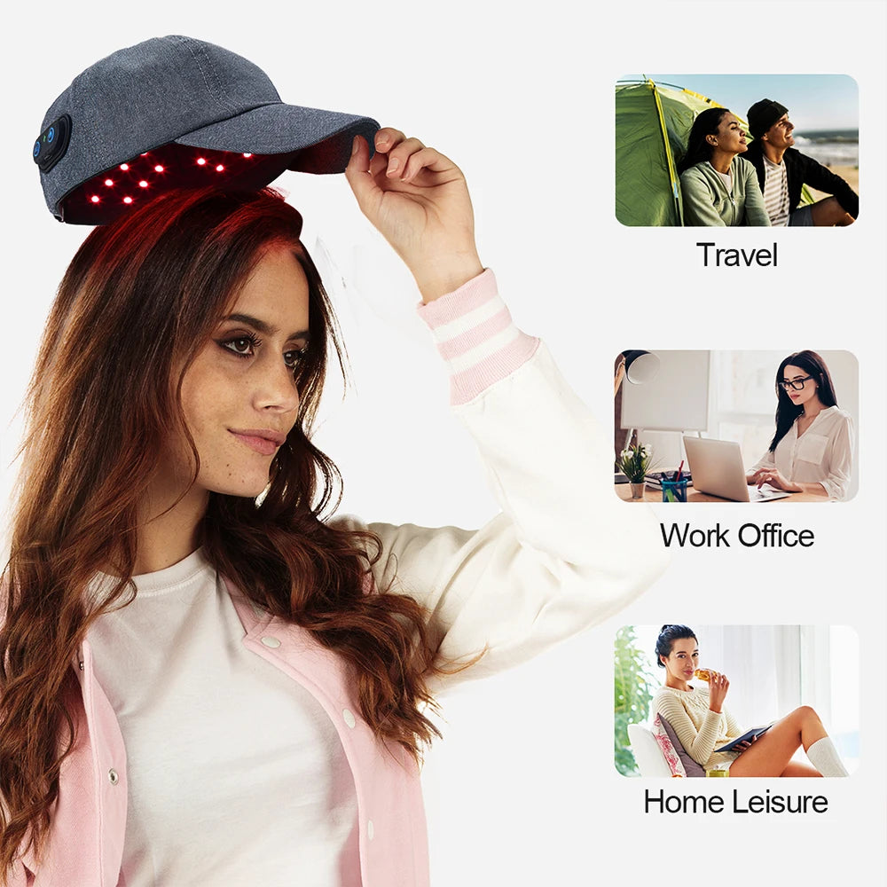 Red Light Therapy Cap 660nm & 850nm – Hair Growth Support
