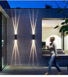 Three beams of light
