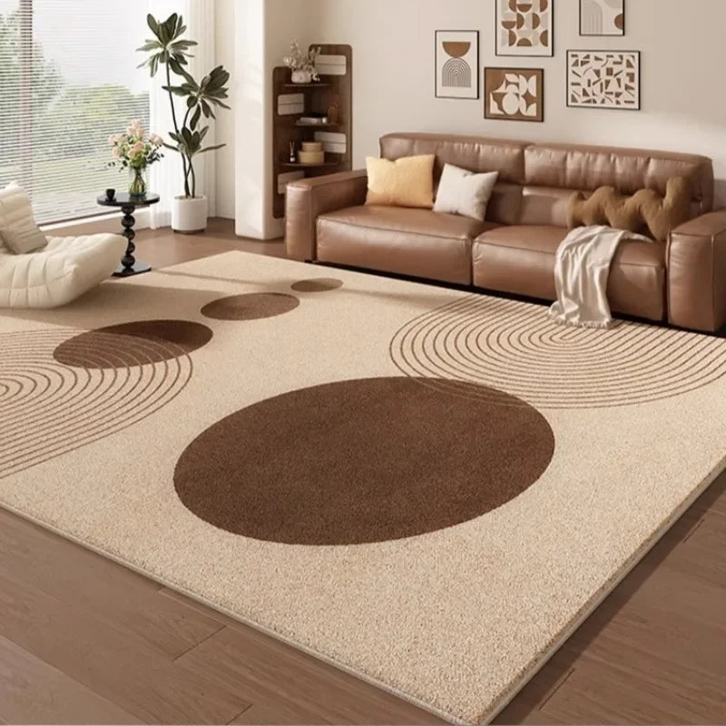 Cream Color Luxury Rug - Large Plush Carpet for Living Room & Bedroom 60x90cm