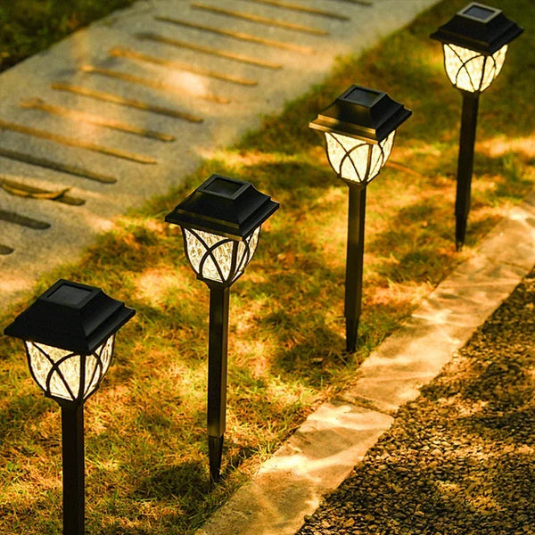 Solar Yard Pathway Lights | Bright LED Lawn Lamps | 1–10 Pack