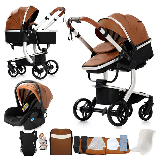 NOBLILUX TriGlide | 3-in-1 Travel System | PU Leather | CE Certified