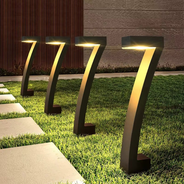 Solar Underground Garden Lights | 4 Pack | IP65 | Warm White | 8–12hr Runtime | Flush Lawn Lamps