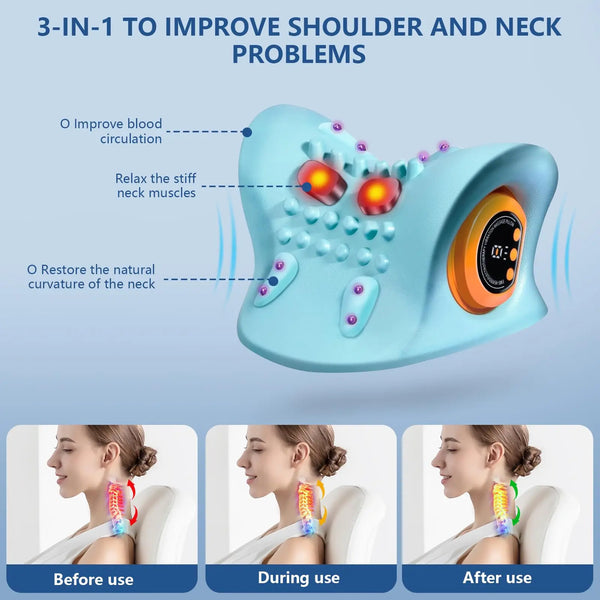 Cozy Heat Neck Massager Pillow